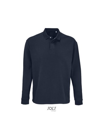 Unisex πόλο μακρυμάνικο (Heritage 03990) french navy